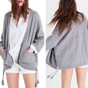 gray madewell cardigan